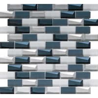 Mozaiektegel Musa Vetro Zafiro 30x30cm 8mm Glanzend Gerectificeerd
