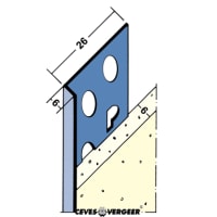 Stucstopprofiel 2135 300cm 6mm