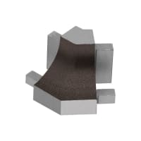 Schlüter DILEX-AHK Buitenhoek 135 Graden Alu Structuur Gecoat Donker Antraciet E135/AHK1S/TSDA