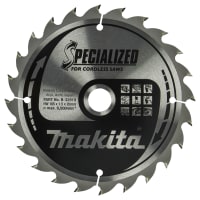 Makita Cirkelzaagblad 165x20x1,5mm Hout B-32910 24Tands