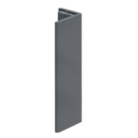 Keralit Eindprofiel Voor Dakrand 17mm 400cm Basaltgrijs Classic Nerf