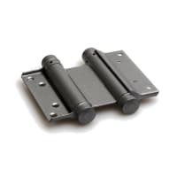 DX Deurveerscharnier Bommer Dubbel 33x125mm Deurdikte 30-35mm Gelakt Zilvergrijs