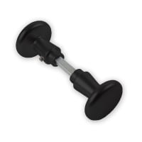 DX Deurknop 40mm Zwart Paddestoelmodel