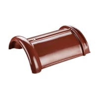 Wienerberger Halfronde Vorst Vario 225mm Lichtbruin Verglaasd 669 Deest