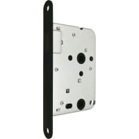 Oxloc WC-Badkamerslot Magnetisch DIN Links/DIN Rechts WC63/8 Doornmaat 50mm RVS Zwart
