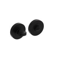 Intersteel WC-rozet Rond Met Stift 8mm RVS Mat Zwart