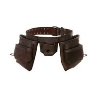 Toolpack Gereedschapsgordel Capital 27x25cm Dubbel Bruin Leer