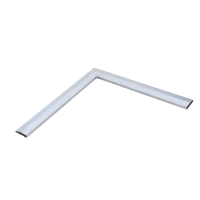 Super Prof Hoekwandrij Trapezium Profiel 75x17x1,8mm 750mm Aluminium