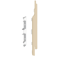 Keralit Eindkap En Connector Rechts 2814 Licht Ivoor Classic Nerf 5st