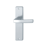 HOPPE Deurkrukgarnituur Dubayy Kortschild Recht Loop Aluminium F1