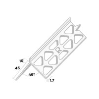 Ripstaal Hoekbeschermer 3010 260cm 10mm PVC
