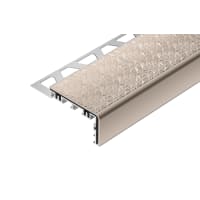 Schlüter TREP-V60 Draagprofiel R10 12,5mm 300cm Alu Bruut Mat Geanodiseerd Zacht perzik TVL60SP125/300