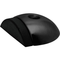 Oxloc Deurbuffer Vloer 16x56mm Bolrond RVS Zwart