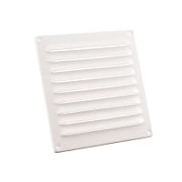 Schoepenrooster 200x200mm Aluminium Wit