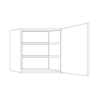 Bovenkast Eco P02 FSC Mix 70% H60-713 Links Prijsgroep 2 - BL60-D