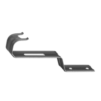 Nedsale Vorsthaak 470/077 Aluminium Zwart 50st