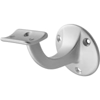 Hermeta Leuninghouder 3500 65mm Hol Schroefgat Aluminium Naturel
