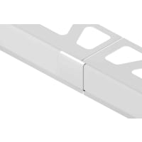 Schlüter BARA-RKTE/EG Verbindingsstuk Randprofiel 10mm Alu Met Kleurcoating Zuiver Wit V/RTKE10BW