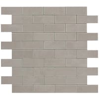 Mozaiektegel Berlin Grey Minibrick 30.5x30.5cm 8.5mm Mat Gerectificeerd