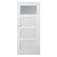 Skantrae SKS 1235 C1 Opdek Rechts 83x211.5cm Accent 1x Facet Blank Glas 3x Paneel FSC Mix 70%