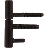 Oxloc Inboorpaumelle Voor Hout 14mm Zwart 2st
