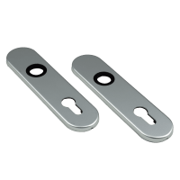 AMI Kortschild 177/1 Klik PC55 F1 Aluminium