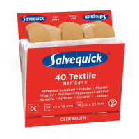 Salvequick Navulling Textielpleister 6444 Elastisch 6x40st