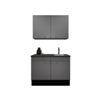 Procasa Keuken 120cm Compleet Grey Spoelbak Rechts