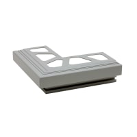 Schlüter BARA-RTK Buitenhoek 90 Graden 30mm Alu Met Kleurcoating Pastelgrijs E90/RTK30PG