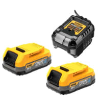 DeWALT Accu En Lader DCB1102E2 18V XR 2x2,0Ah