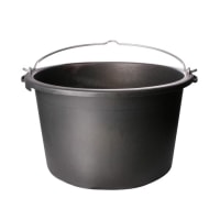 Kuip Met Hijsbeugels 40L Zwart
