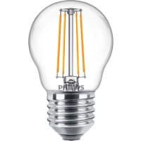 Philips LED Lamp Luster CorePro 4,3-40W E27 P45 827 CL Extra Warm Wit