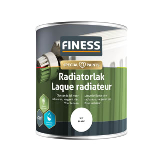Product afbeelding voor Finess Radiatorlak Binnen 750ml Wit