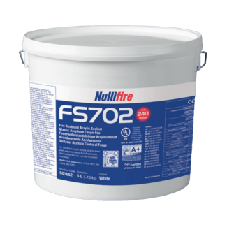 Product afbeelding voor Nullifire FS702 Acryl Pasta 5L Wit Brandwerend