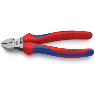 Product afbeelding voor Knipex Zijsnijtang Comfort 160mm Gepolijst
