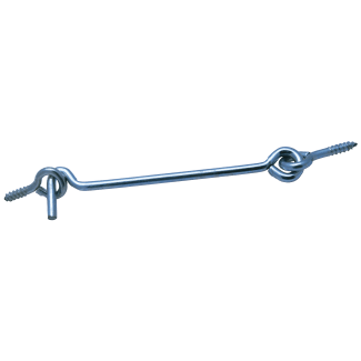 Product afbeelding voor Gebuvolco Windhaak Met Schroefoog 7x500mm Gegalvaniseerd