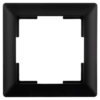 Product afbeelding voor ION Industries J1 Afdekraam Inbouw 1-voudig Zwart 1st