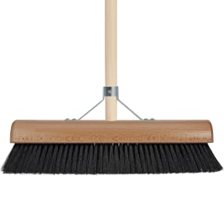 Product afbeelding voor ProOne Zaalveger 400mm Paardenhaarmengsel Met Steel 150cm