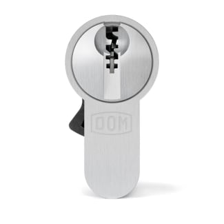 Product afbeelding voor DOM Profielcilinder 333 Plura Dubbel 45/45mm Messing Vernikkeld Mat SKG2