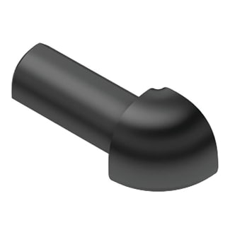 Product afbeelding voor Schlüter RONDEC-PRO Buitenhoek 90 Graden 11mm PVC Grafietzwart E/PRO110GS