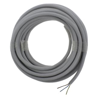 Product afbeelding voor Installatiebuis 5/8 20m Flexibel Grijs Bedrading 3x2.5
