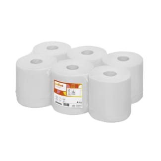 Product afbeelding voor Satino Poetsrol CF1 Midi 1-laags 300m Wit 6 Rollen