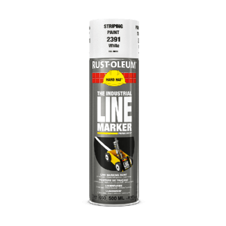 Product afbeelding voor Rust-Oleum Hard Hat Markeerverf 2391 500ml Wit