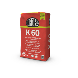 Product afbeelding voor Ardex K60 Egalisatie 20kg Poedercomponent