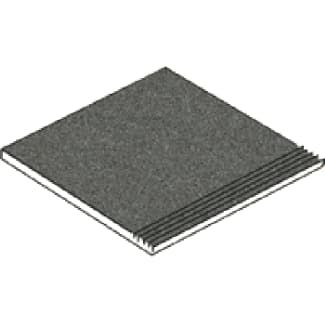Product afbeelding voor Villeroy & Boch Traptrede Unit Three Graphite 30x30cm Mat R10 2008GT500710