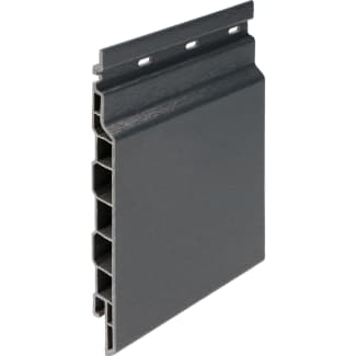 Product afbeelding voor Keralit Sponningdeel 143mm 600cm Antraciet Classic Nerf RAL 7016