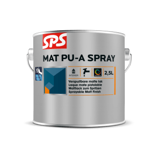 Product afbeelding voor SPS Mat PU-A Spraylak Binnen 2,5L Basis P