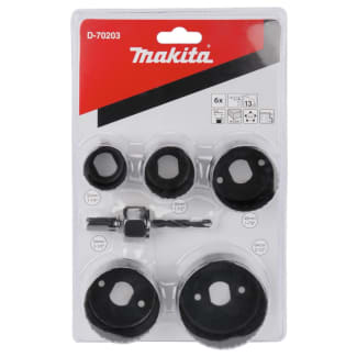 Product afbeelding voor Makita Gatzaagset Hout D-70203 6-Delig