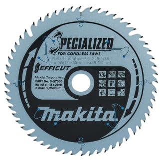 Product afbeelding voor Makita Cirkelzaagblad 20x165x1,45mm 56tands Voor Hout 1st