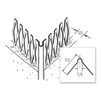 Product afbeelding voor Ripstaal Hoekbeschermer 1005 260cm 10mm Aluzink